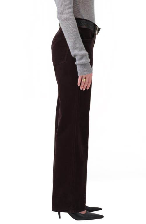 Shop Citizens Of Humanity Annina High Waist Corduroy Wide Leg Pants In Clove