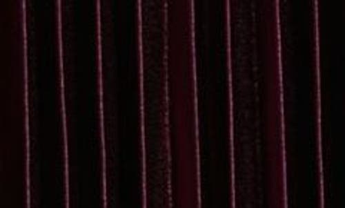 Shop Anne Klein Pleated Satin Skirt In Deep Plum