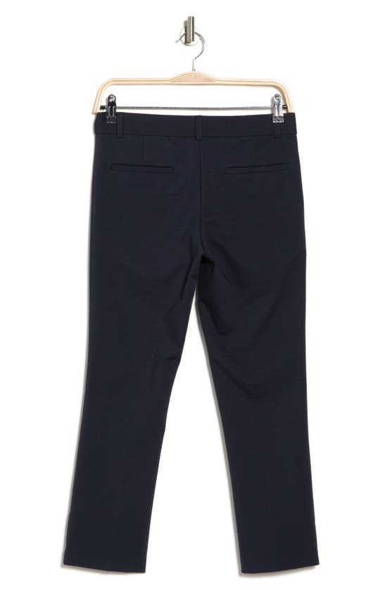 AMANDA & CHELSEA CHELSEA STRAIGHT LEG COTTON BLEND PANTS