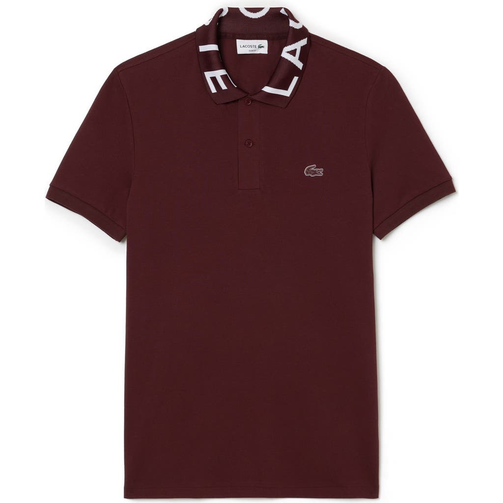Lacoste Men's Slim Fit Movement Piqué Polo - 3xl - 8 In Espresso