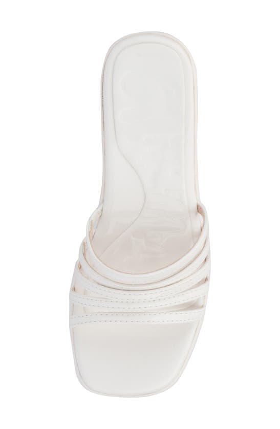Olivia Miller Dreamer Slide Sandal In White