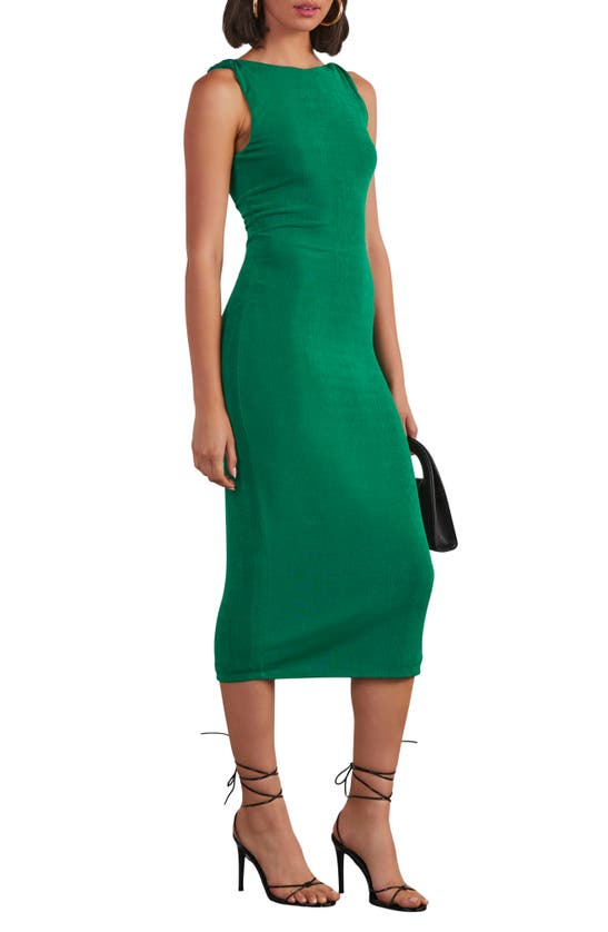Shop Vici Collection Calhoun Slinky Knit Midi Dress In Green