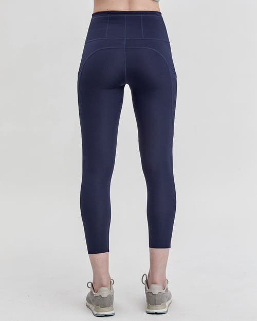 Rebody Active Energy Reflective Silkiflex Legging 21.5" In Cool Navy