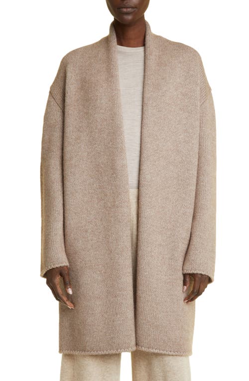 The Row Ernesto Alpaca & Silk Open Cardigan Light Taupe at Nordstrom,