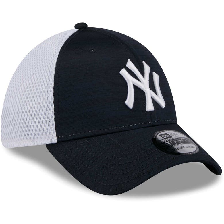Shop New Era Navy New York Yankees Neo 39thirty Flex Hat