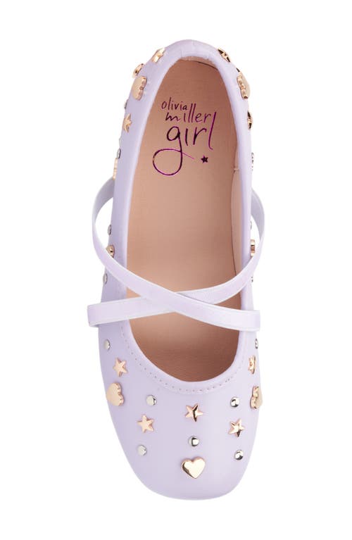 Olivia Miller Kid' Atomic Vibe Flat In Lilac
