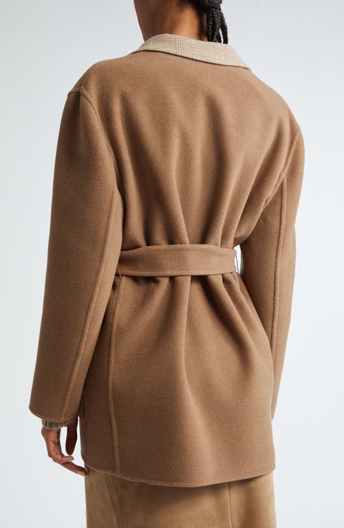 Shop Max Mara Tolmin Wool & Cashmere Crewneck Sweater In Hazelnut Brown