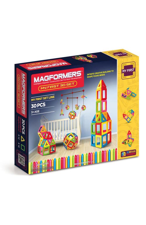 Magformers 'My First' Magnetic 3D Construction Set in Opaque Rainbow at Nordstrom