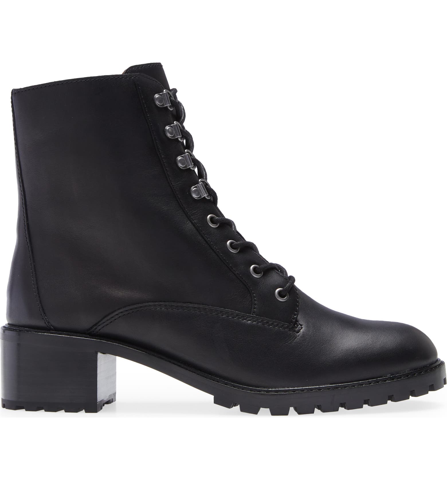 Madewell The Julien Lace-Up Lugsole Leather Boot | Nordstrom