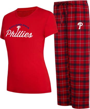 Philadelphia Phillies Concepts Sport Big & Tall Team Flannel Pants -  Royal/Red