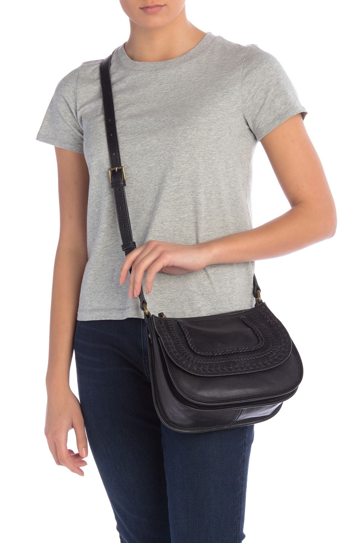 The Sak Playa Leather Saddle Bag Nordstrom Rack