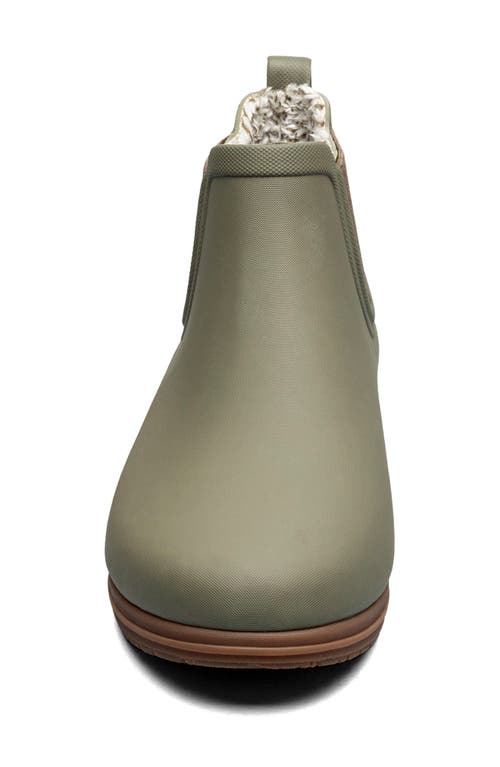 Bogs Sweetpea Ii Plush Waterproof Chelsea Boot In Dark Green