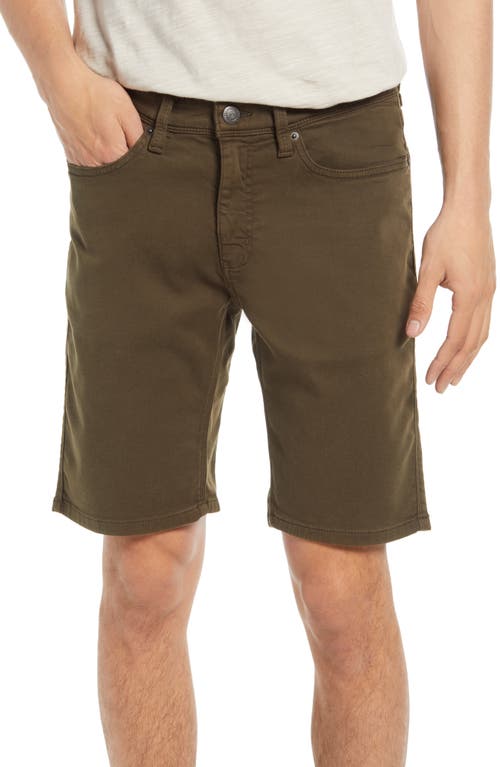 DUER No Sweat Five Pocket Performance Shorts in Army Green