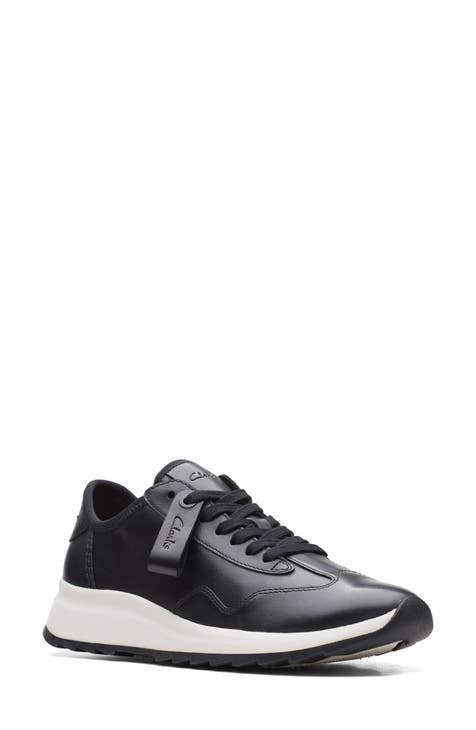 womens black leather sneaker | Nordstrom