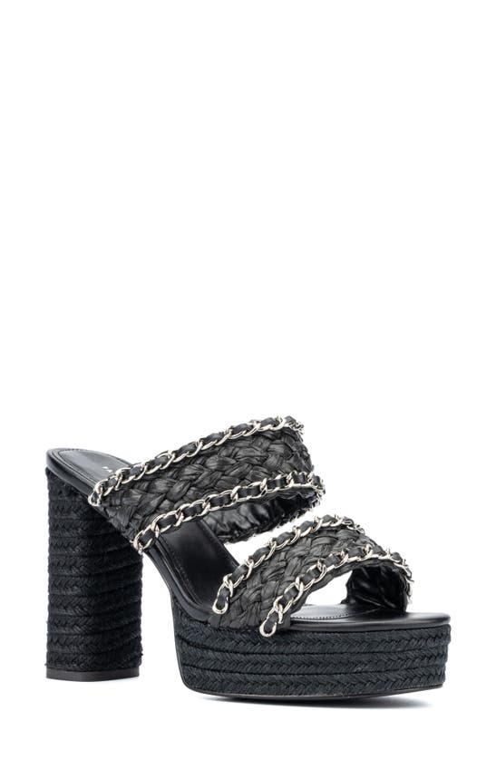 Fashion To Figure Women's Maia Wide Width Heels Sandals In Black