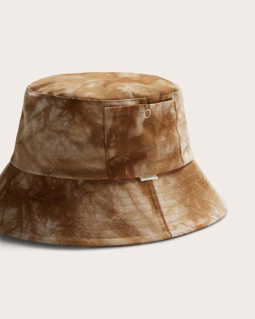Hemlock Isle Bucket Hat In Saffron Tie-dye