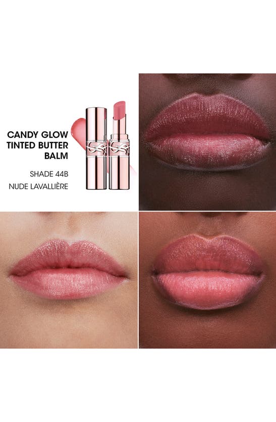 Shop Saint Laurent Candy Glow Sheer Butter Balm In 44b Nude Lavalliere
