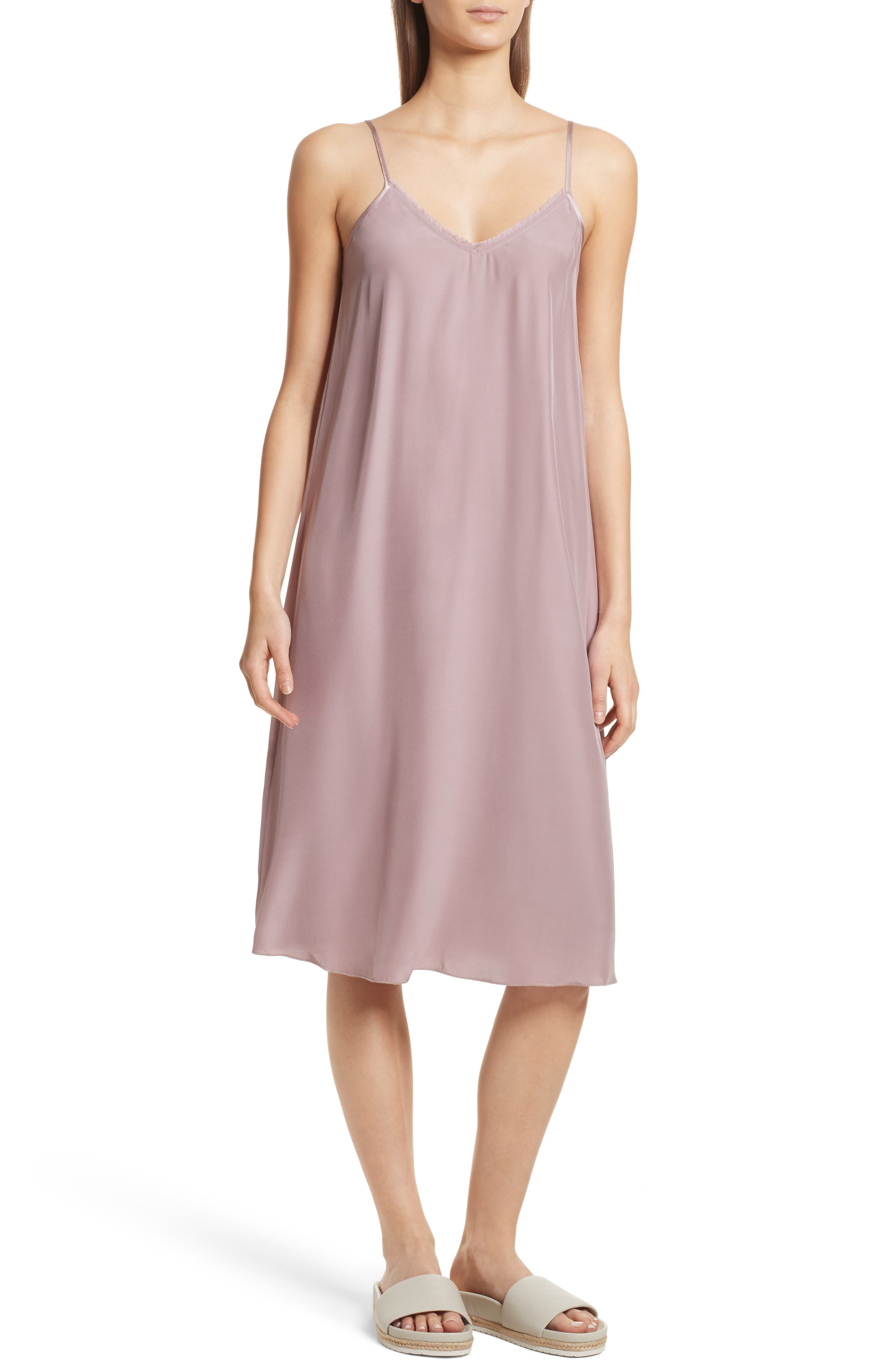 atm silk slip dress