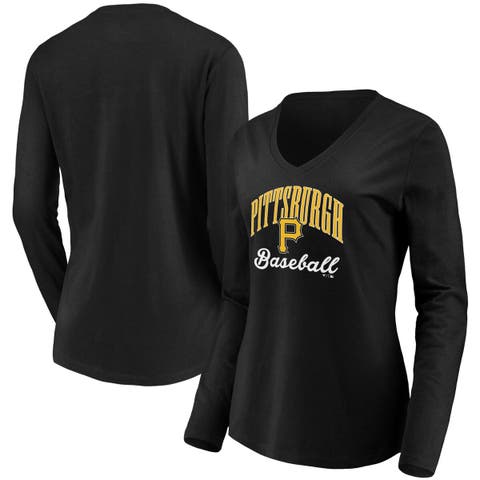 Men's New Orleans Saints Starter Gold Cross-Check V-Neck Long Sleeve T-Shirt