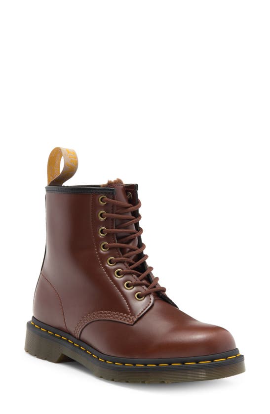 Dr. Martens' 1460 Vegan Boot In Brown