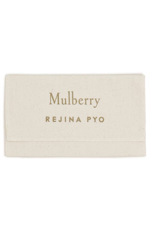 Mulberry X Rejina Pyo Zip Leather Coin Pouch In Autumn Leaves