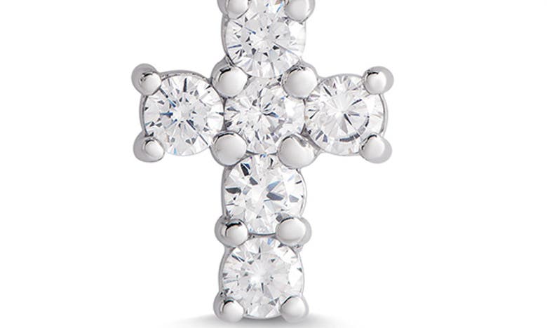 Lily Nily Kids' Cubic Zirconia Pendant Necklace & Stud Earrings Set In Silver
