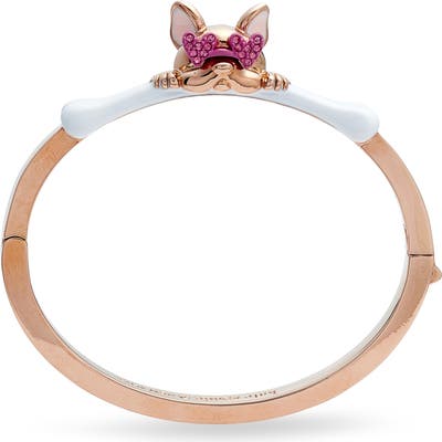 Kate Spade New York Francois French Bulldog Hinge Bangle