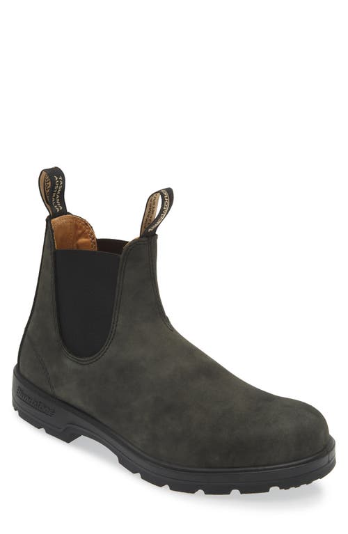 Blundstone Footwear Classic 587 Water Resistant Chelsea Boot In Rustic Black