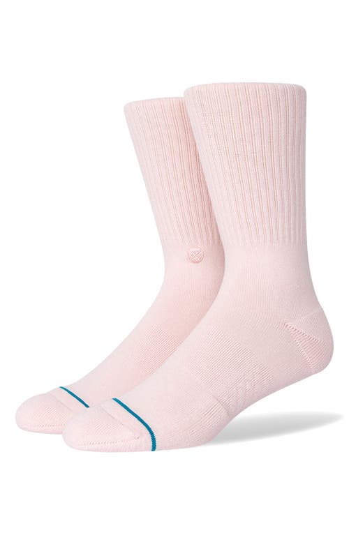 Shop Stance Icon Quarter Crew Socks In Pink