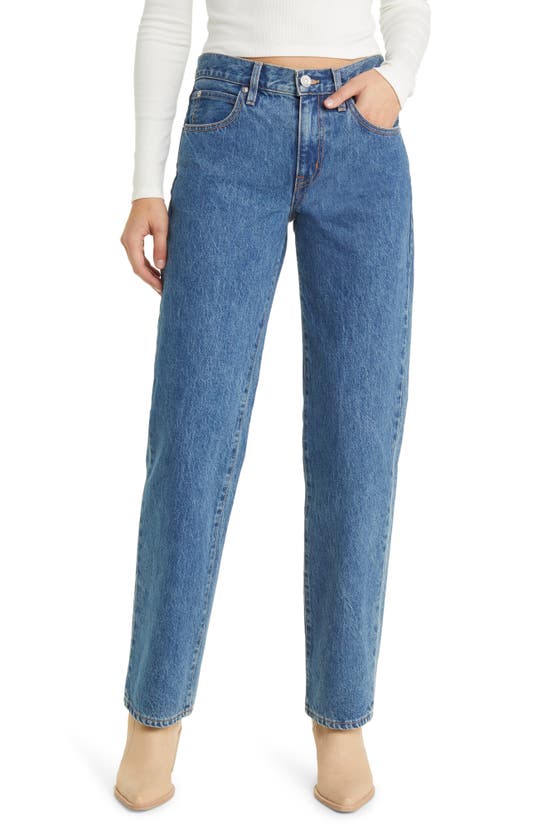 Slvrlake London High Waist Crop Straight Leg Jeans In Freedom