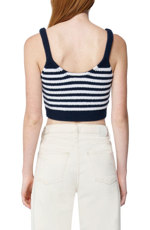 Simkhai Women's Braylee Wool-cashmere Striped Tank In Midnight Multi