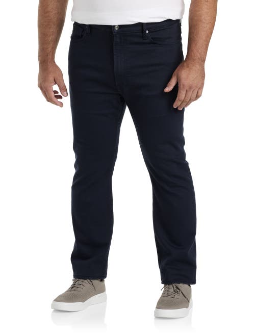 Shop 7 For All Mankind Straight-fit Jeans In Navy