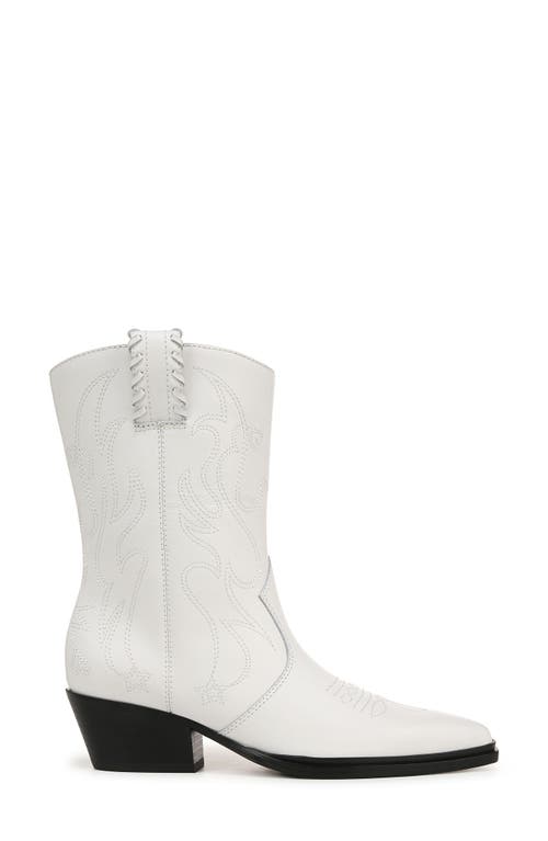 Shop Franco Sarto Bianca Western Boot In White