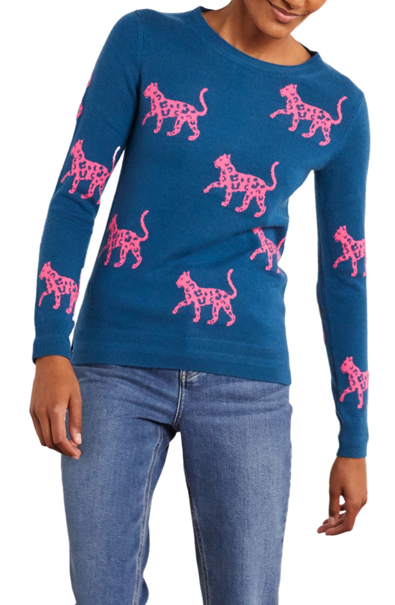 boden cashmere crew neck jumper