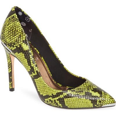 Ted Baker London Izibelos Pointy Toe Pump, Green