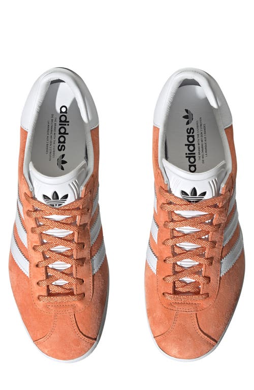 Shop Adidas Originals Adidas Gazelle 85 Sneaker In Orange/white