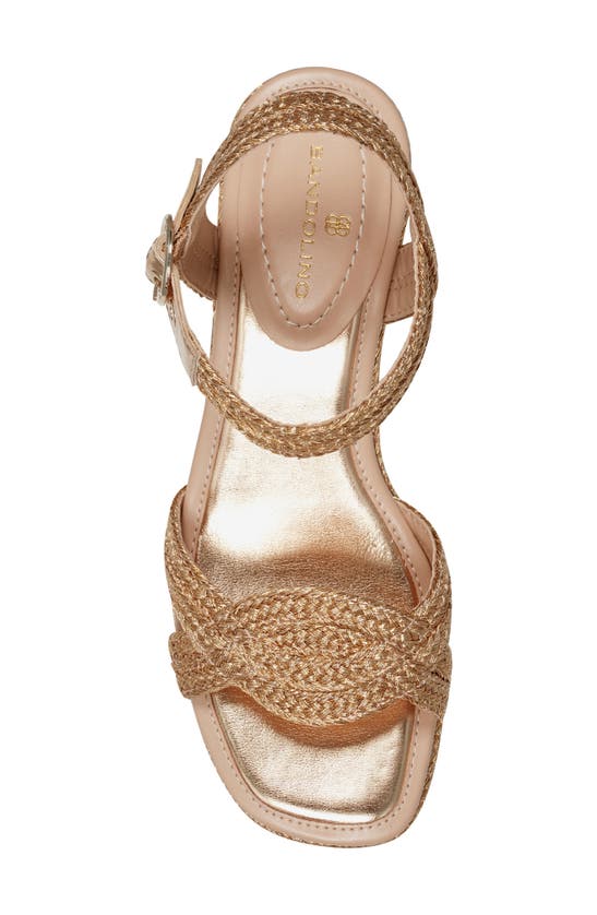 Shop Bandolino Sabinna Platform Sandal In Gold