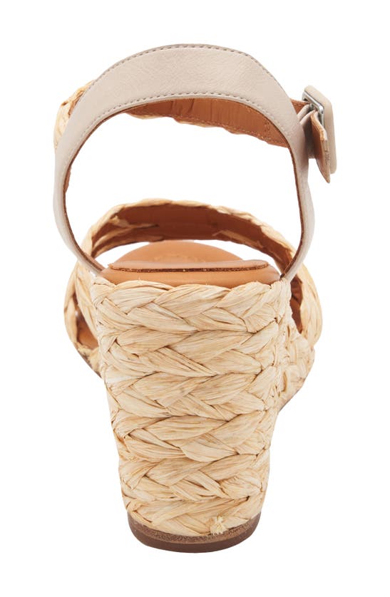 Shop Andre Assous Milena Wedge Sandal In Natural
