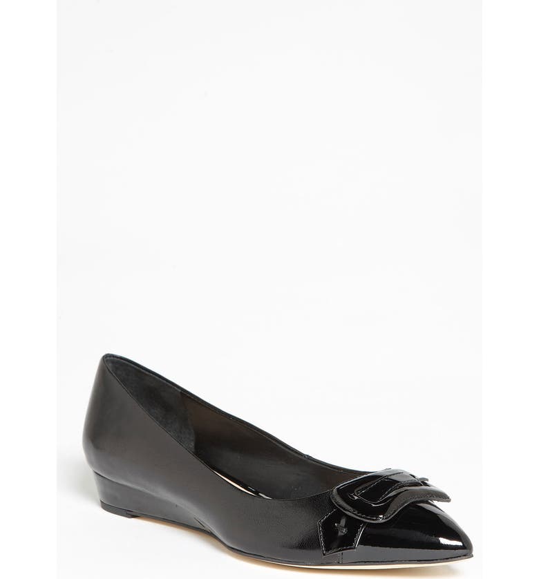 FRANCO SARTO Flat, Main, color, BLACK LEATHER/ PATENT