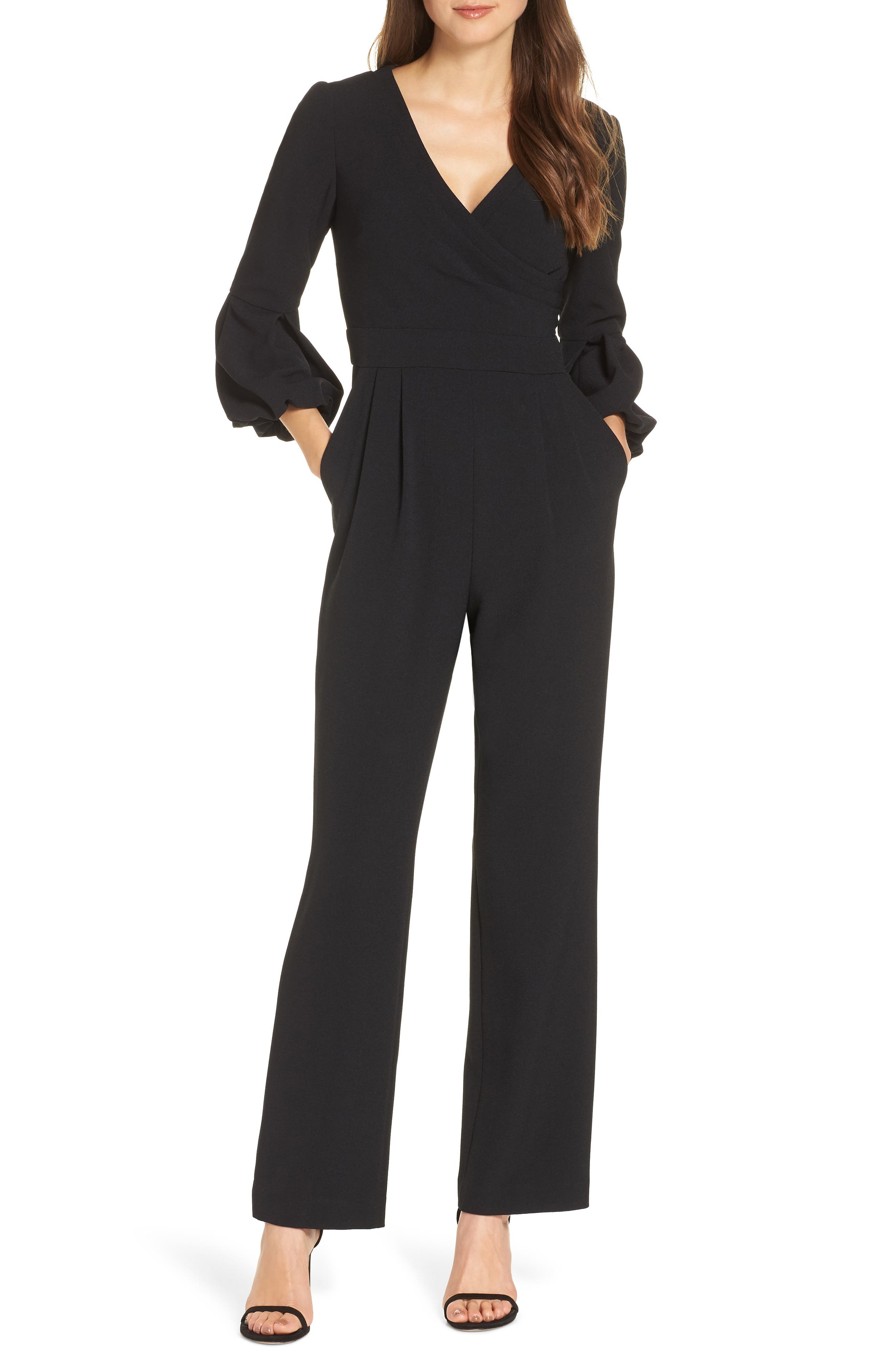 vince camuto colorblock jumpsuit
