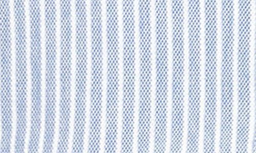 Shop Ralph Lauren Oxford Stripe Piqué Dress & Bloomers In Harbor Island Blue/white