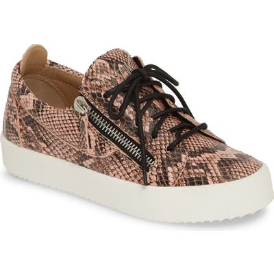 Giuseppe Zanotti May London Low Top Sneaker, Pink