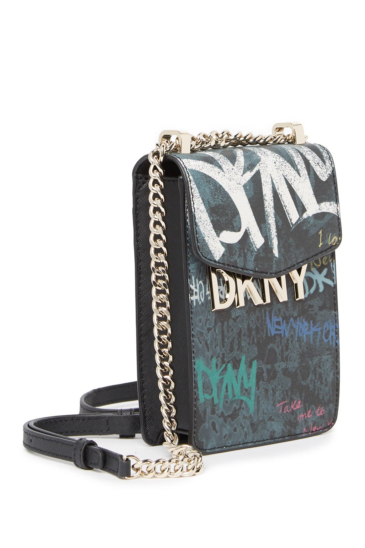 DKNY Penelope Printed Leather Phone Crossbody Bag Nordstrom Rack