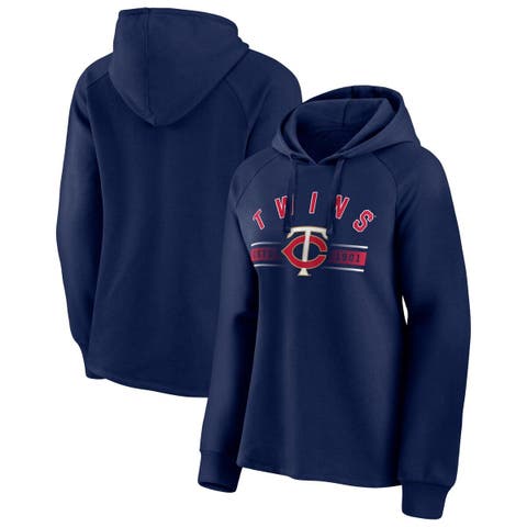 Chicago Bears Fanatics Branded Women's Over Under Pullover Hoodie - Navy