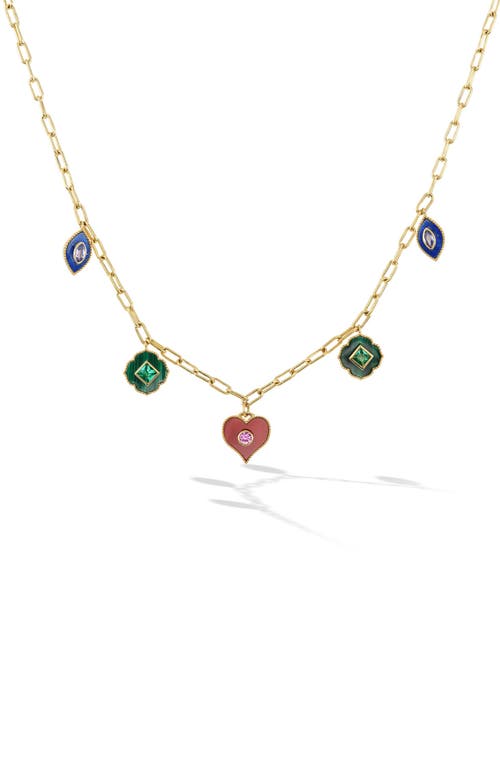 Orly Marcel Symbols Charm Necklace in Gold Multi at Nordstrom