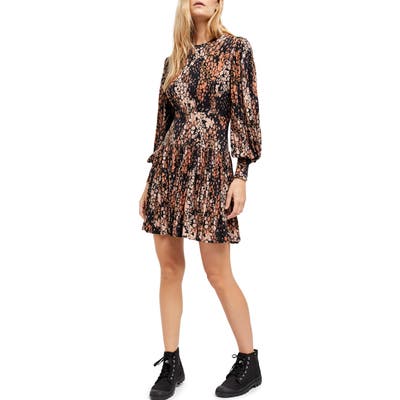 Free People Heartbeats Minidress, Black