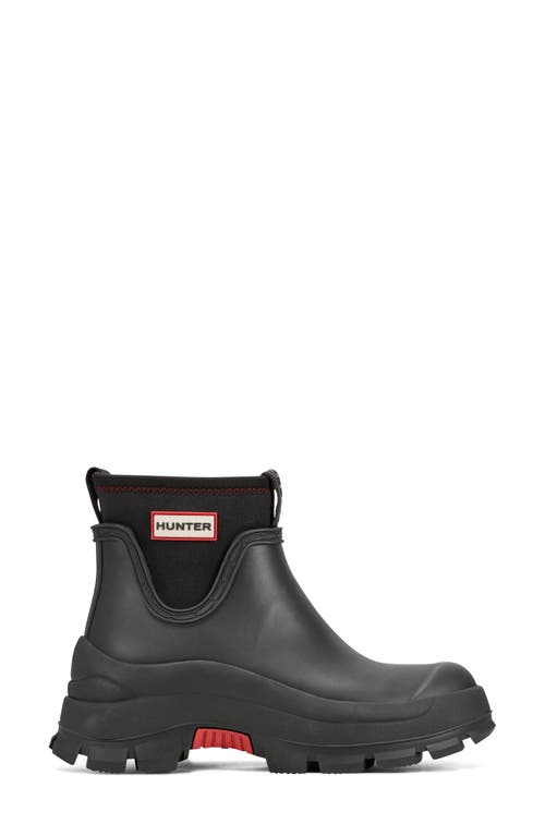 Shop Hunter Eloise Waterproof Neoprene Boot In Black/black/black