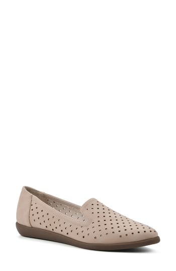 Cliffs By White Mountain Melodic Perforated Loafer In Neutral