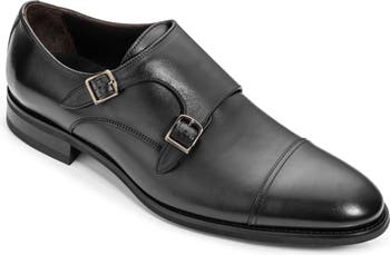 Hammill Cap Toe Double Monk Strap Shoe