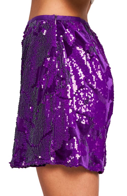 CIEBON CIEBON XIONA SEQUIN MINISKIRT